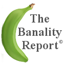 Green Banality Report Logo with text